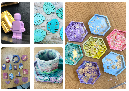 Jesmonite decorations
